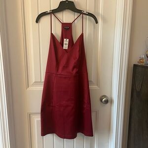 Red express dress. Size 10. Never worn. Tags still on